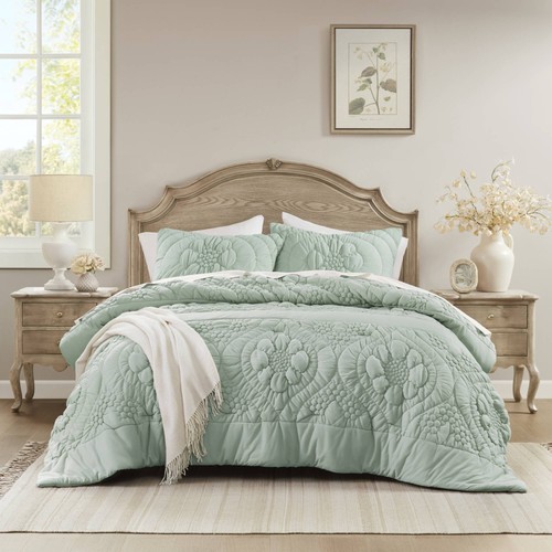 Piece full queen comforter - 3-piece,