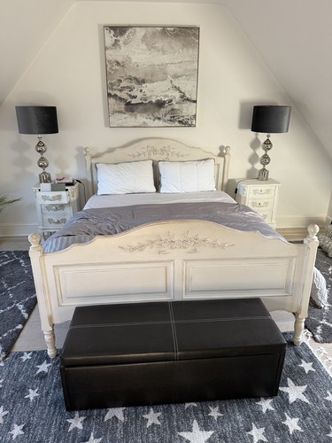 French romance king bed - bed, frame