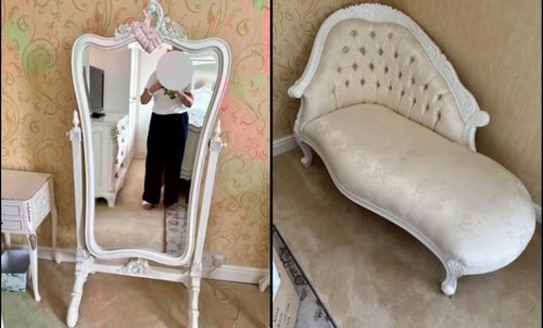 Shabby chic french white solid - chic,