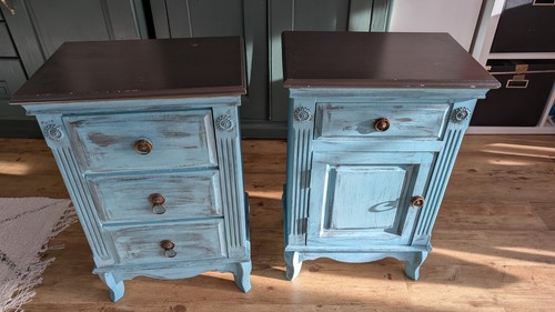 Vintage shabby chic bedside - shabby,
