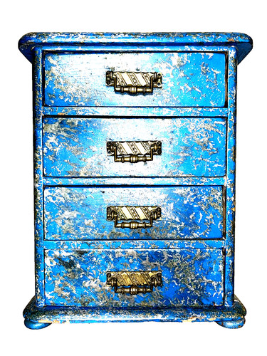 Vintage blue marble - marble, japanese